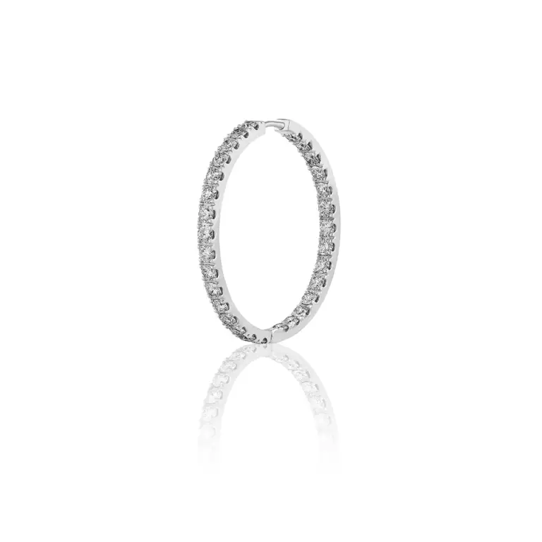 diamond hoops,versatile diamond earrings,diamond jewelry,diamond for any occasion