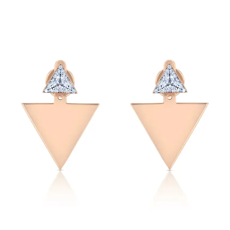 diamond pave earrings,bold diamonds