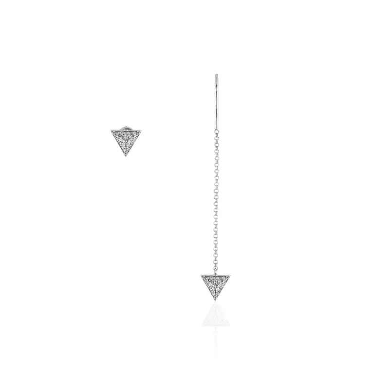 diamonds pendular earrings
