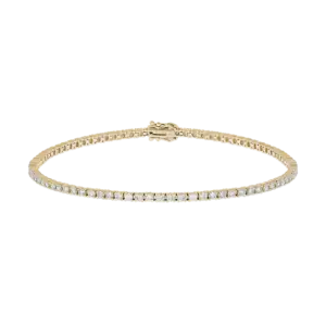 18k gold and diamond tennis bracelet
