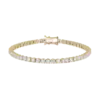 18k gold diamond tennis bracelet