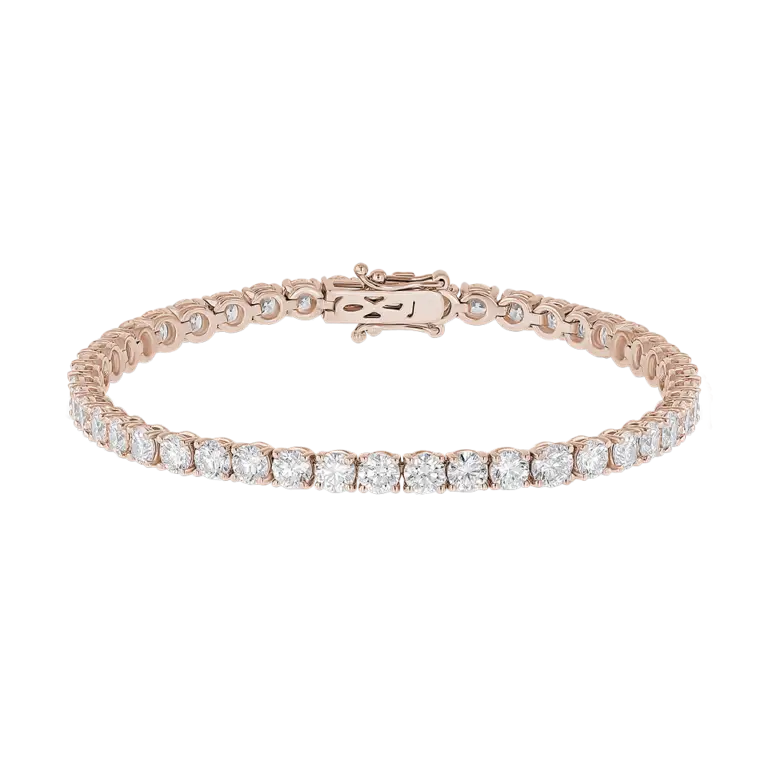 18k gold diamond tennis bracelet