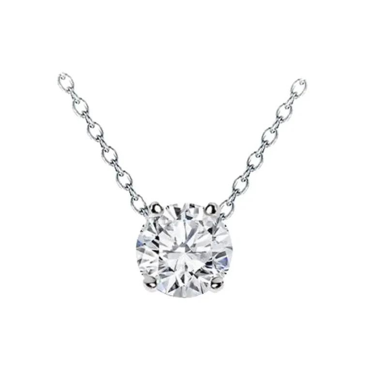 diamond solitaire pendant